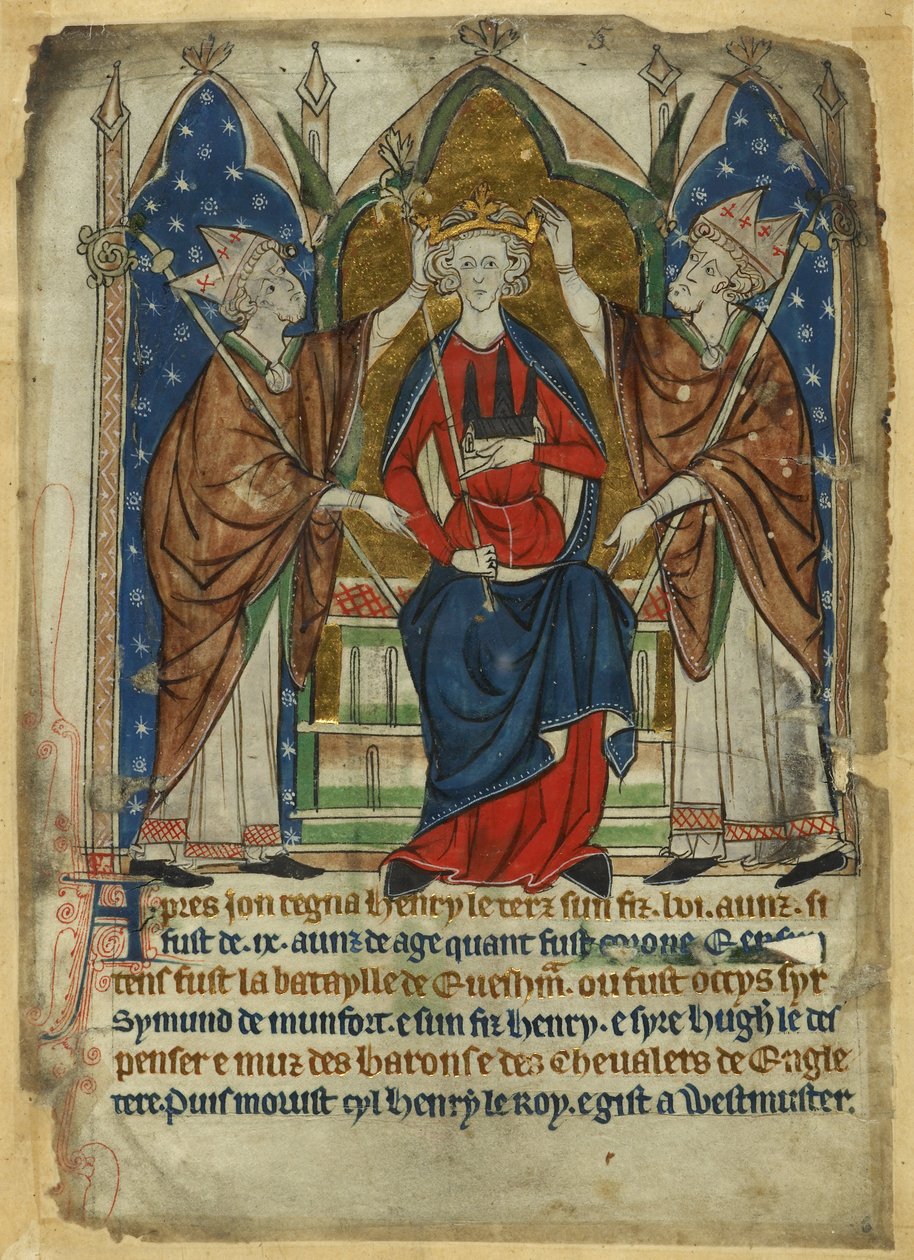 Cotton Vitellius A. XIII, f.6, Henry III