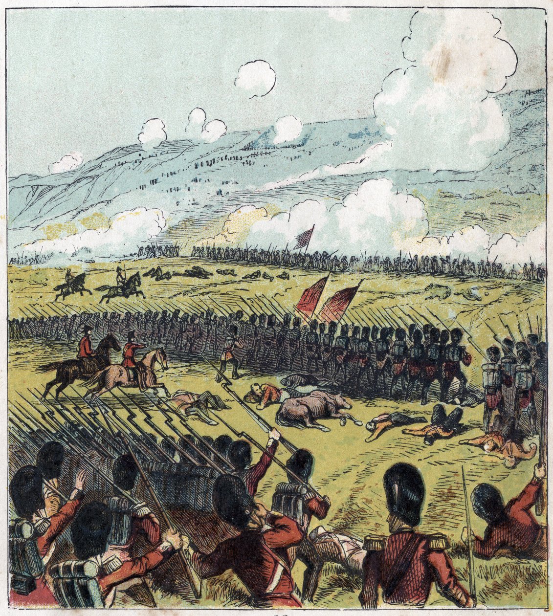 Kırım Savaşı (1853-1856): 20/09/1854 tarihinde Rus ordusu ile İngiliz, Fransız ve Türk koalisyonu arasındaki Alma Savaşı. 