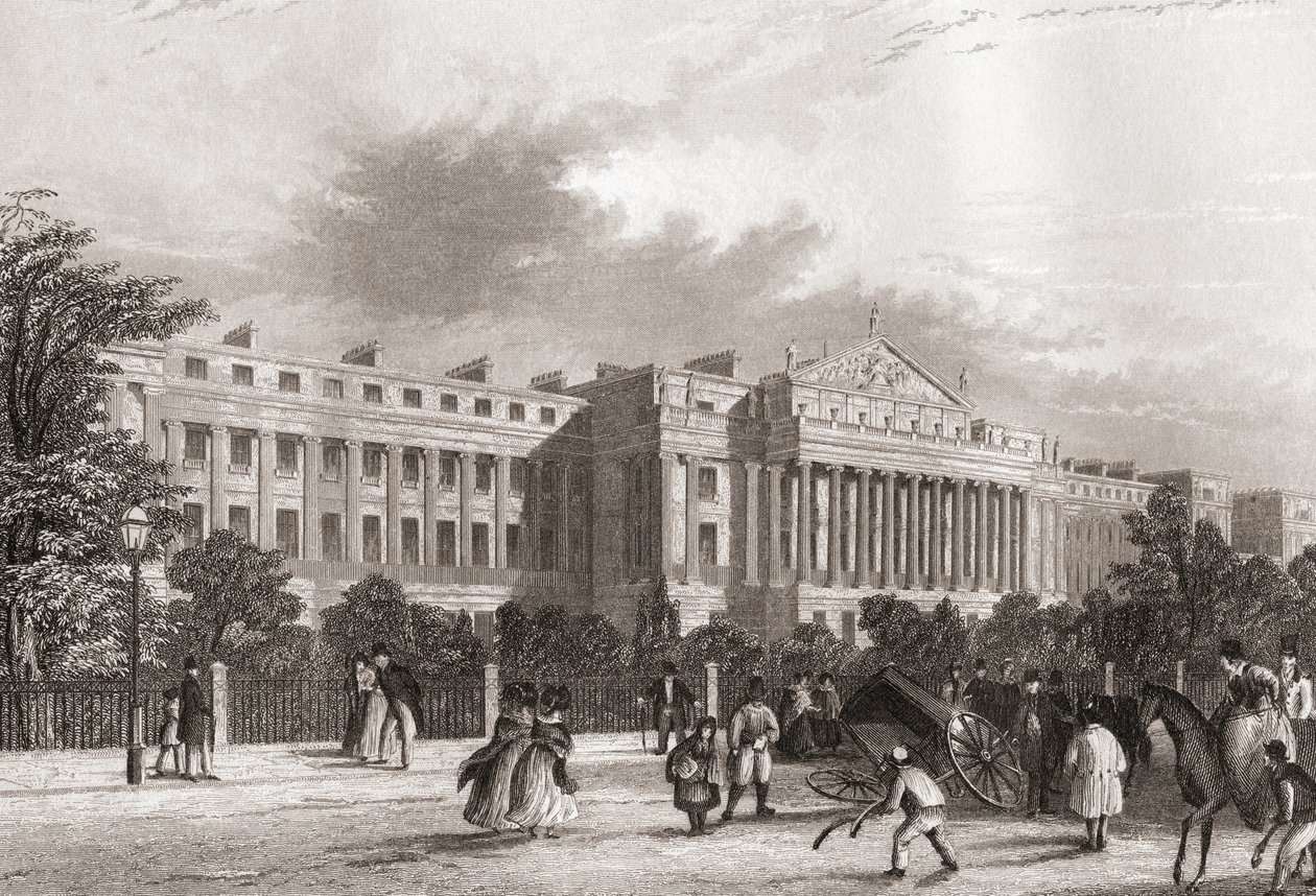 Cumberland Terrace, Regent's Park, Londra, İngiltere by English School