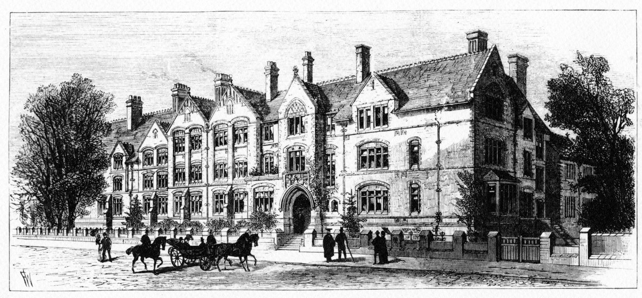 Dalton Hall, residence for students of Victoria University, Manchester  by English School