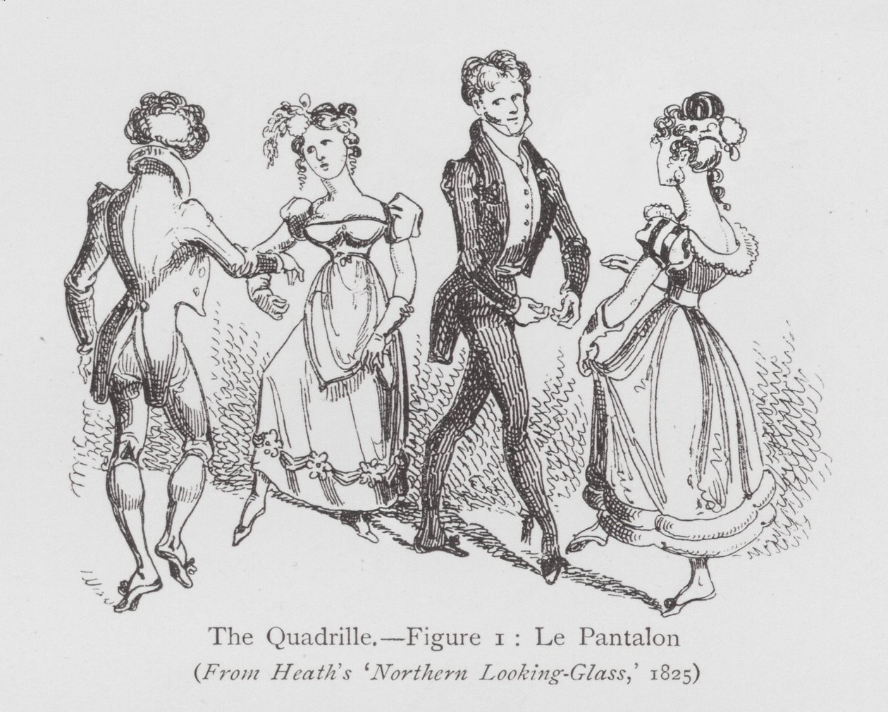 Dans: Quadrille, Şekil 1, Le Pantalon (lito) by English School