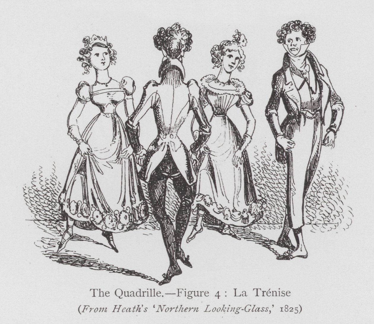 Dans: Quadrille, Şekil 4, La Trenise (lito) by English School