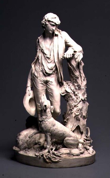 Derby çoban, c.1795 (bisküvi porselen) by English School