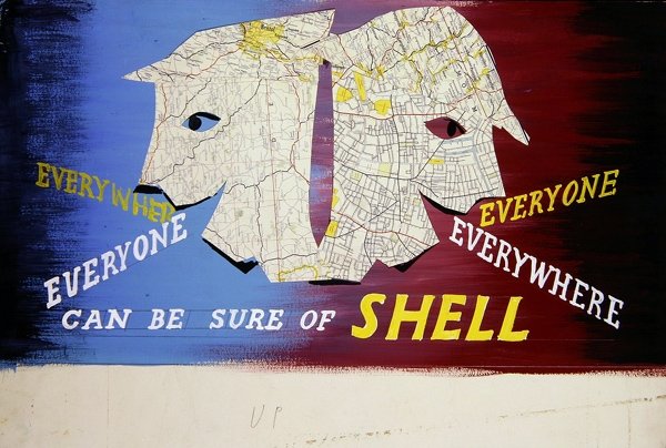 Shell için Tasarım (gemide guaj ve kolaj) by English School