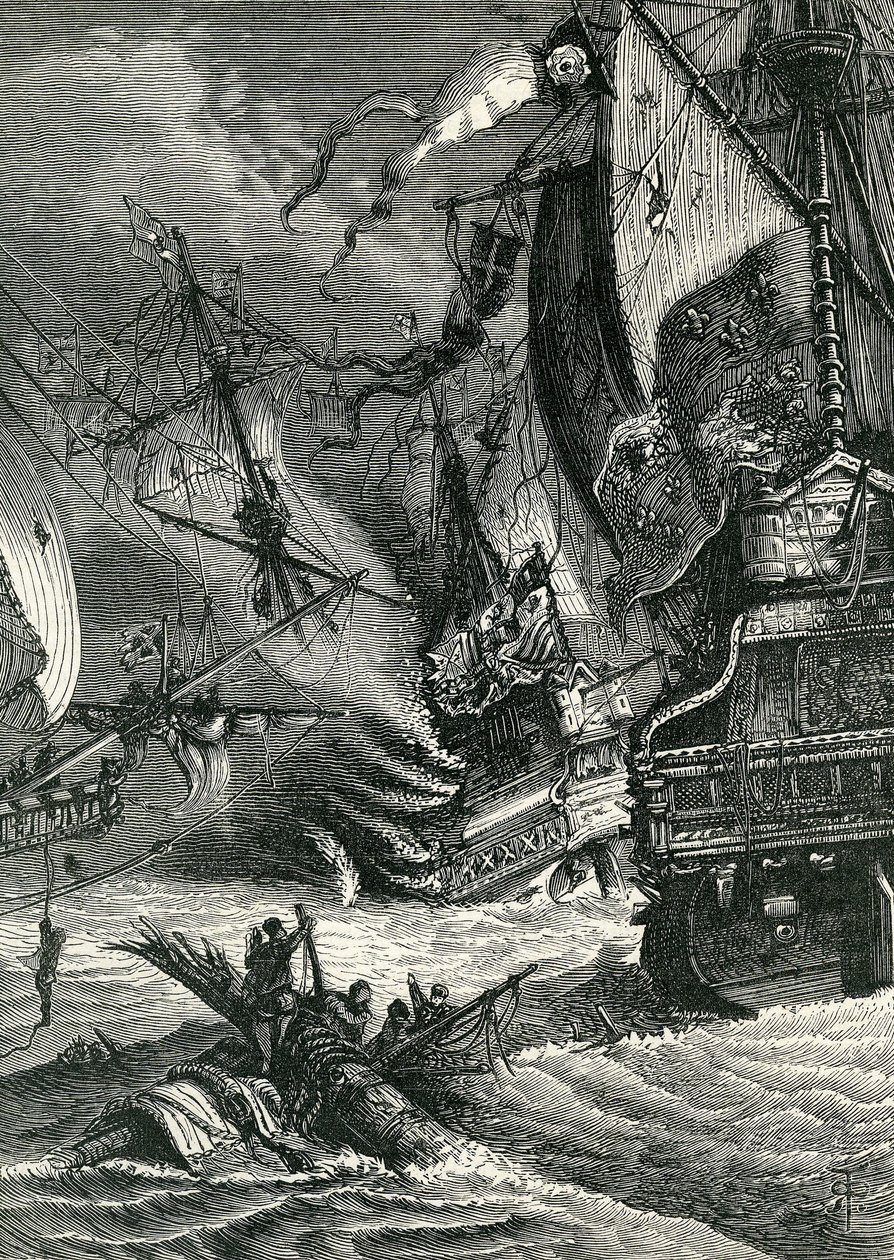 İspanyol Armadasının İmhası, 1865 by English School