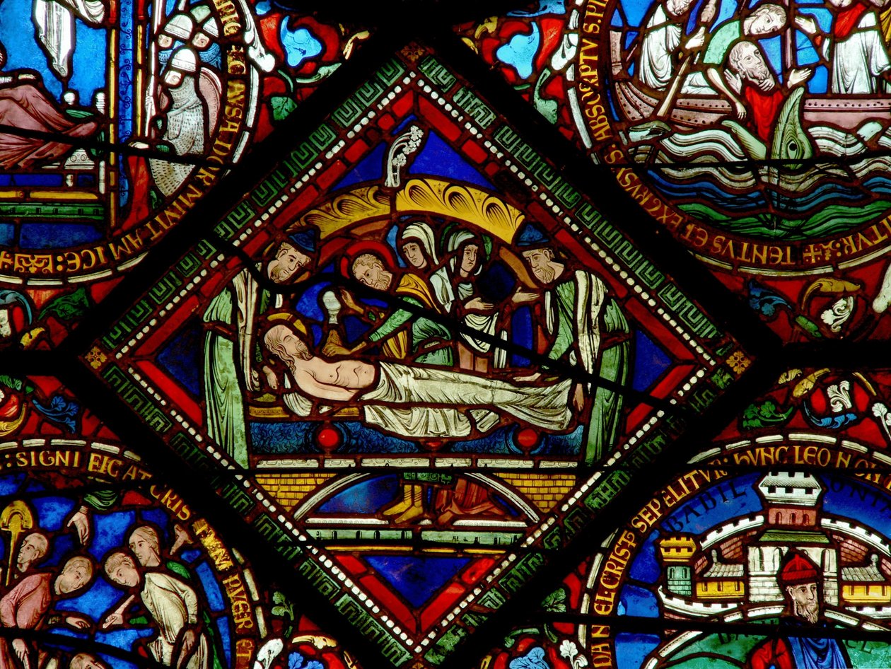 Mezarı tasvir eden Trinity Şapeli