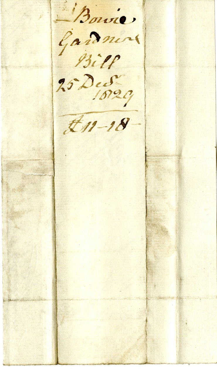 Devonshire MSS AS 3101, Pinder Simpson tarafından Lord George Cavendish için kapatılmış, Alexander Bowie