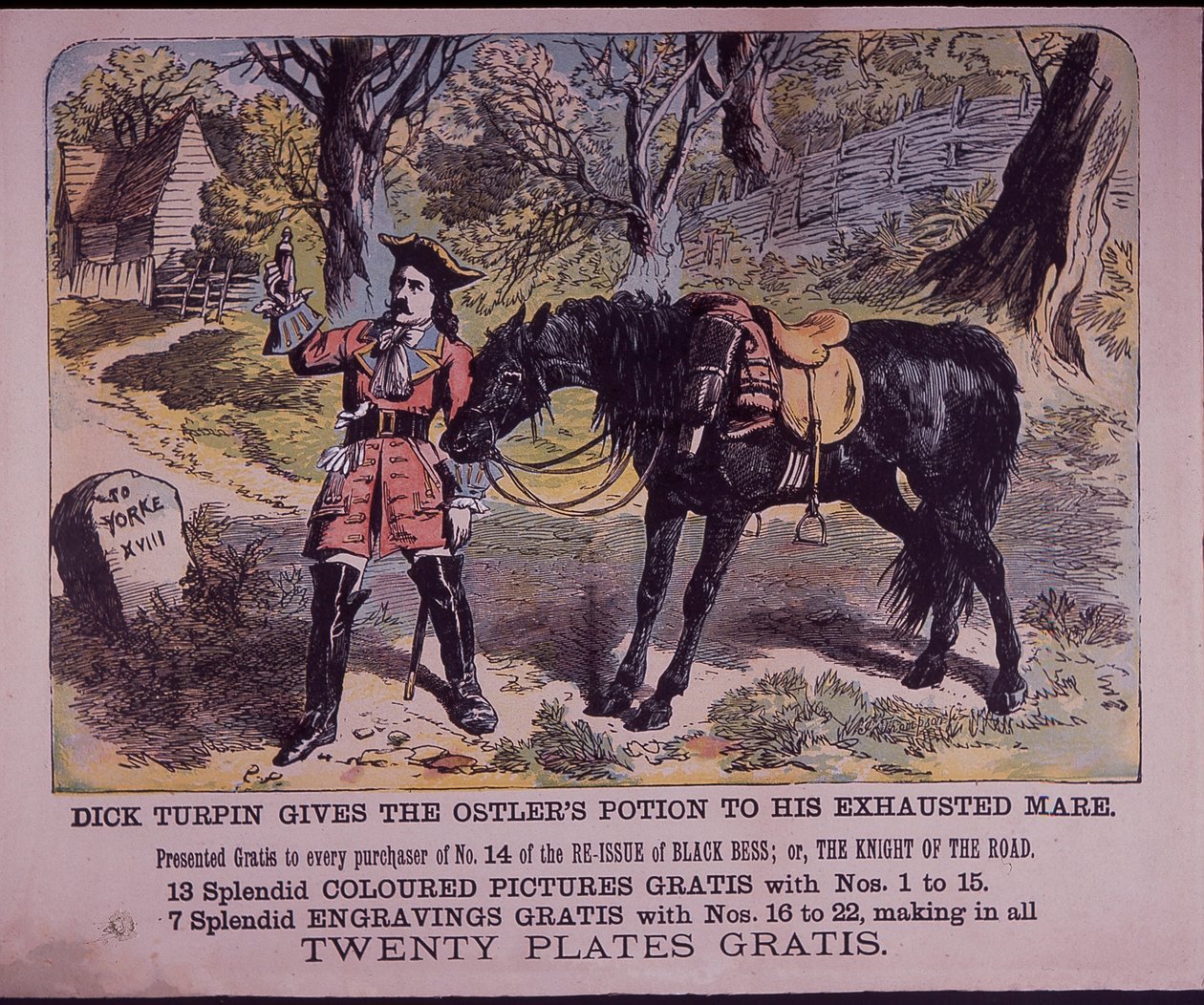 Dick Turpin, atı Black Bess ile York