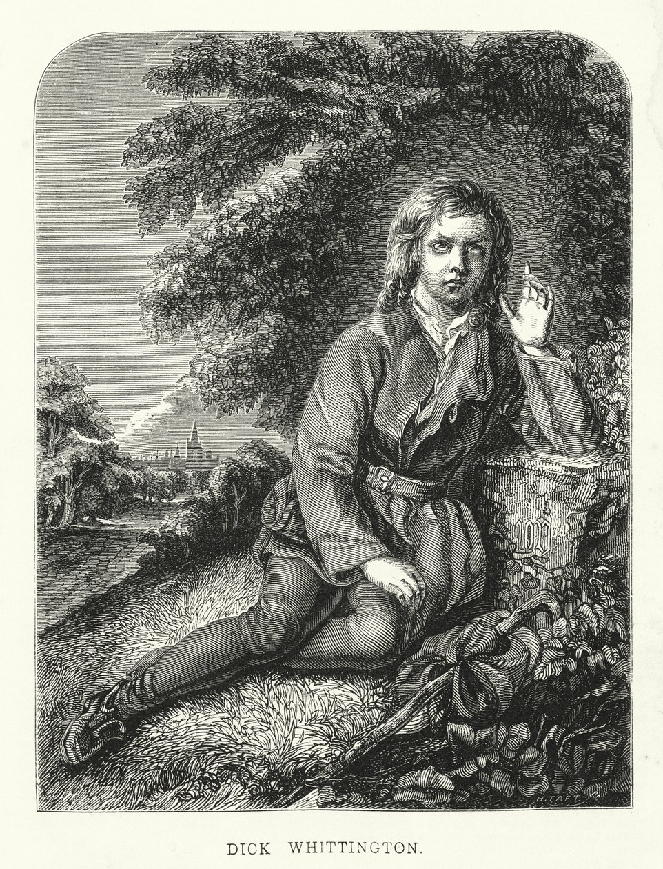 Dick Whittington (gravür) by English School