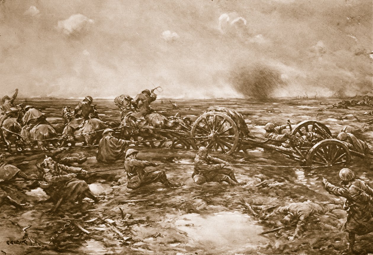 Silah Taşımacılığının Zorlukları, 1914-19 by English School