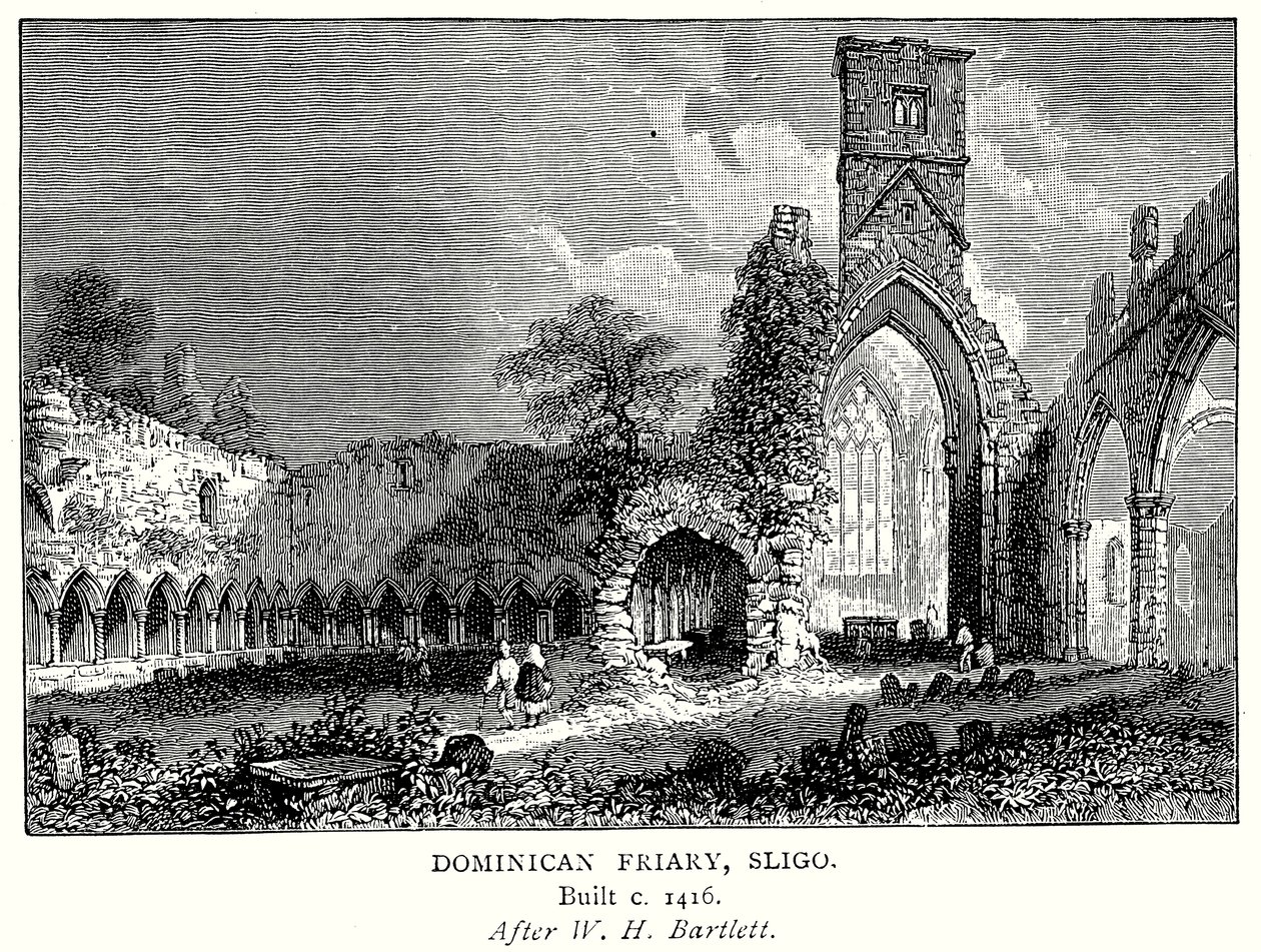 Dominiken Manastırı, Sligo (gravür) by English School