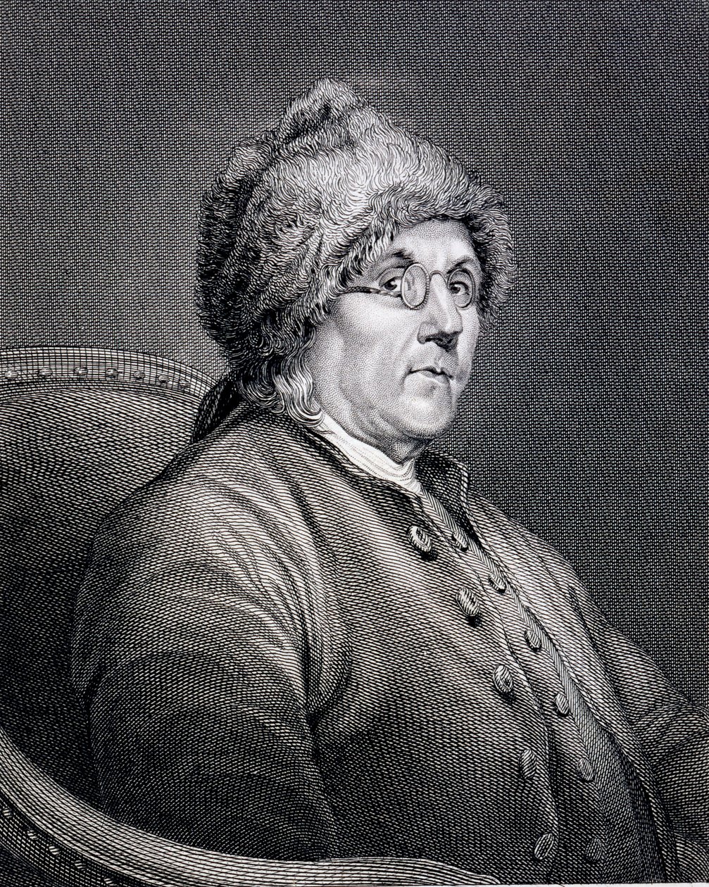 Doktor Benjamin Franklin by English School