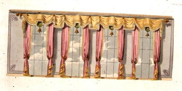 Çizim Odası Pencere Perdeleri, Ackermann
