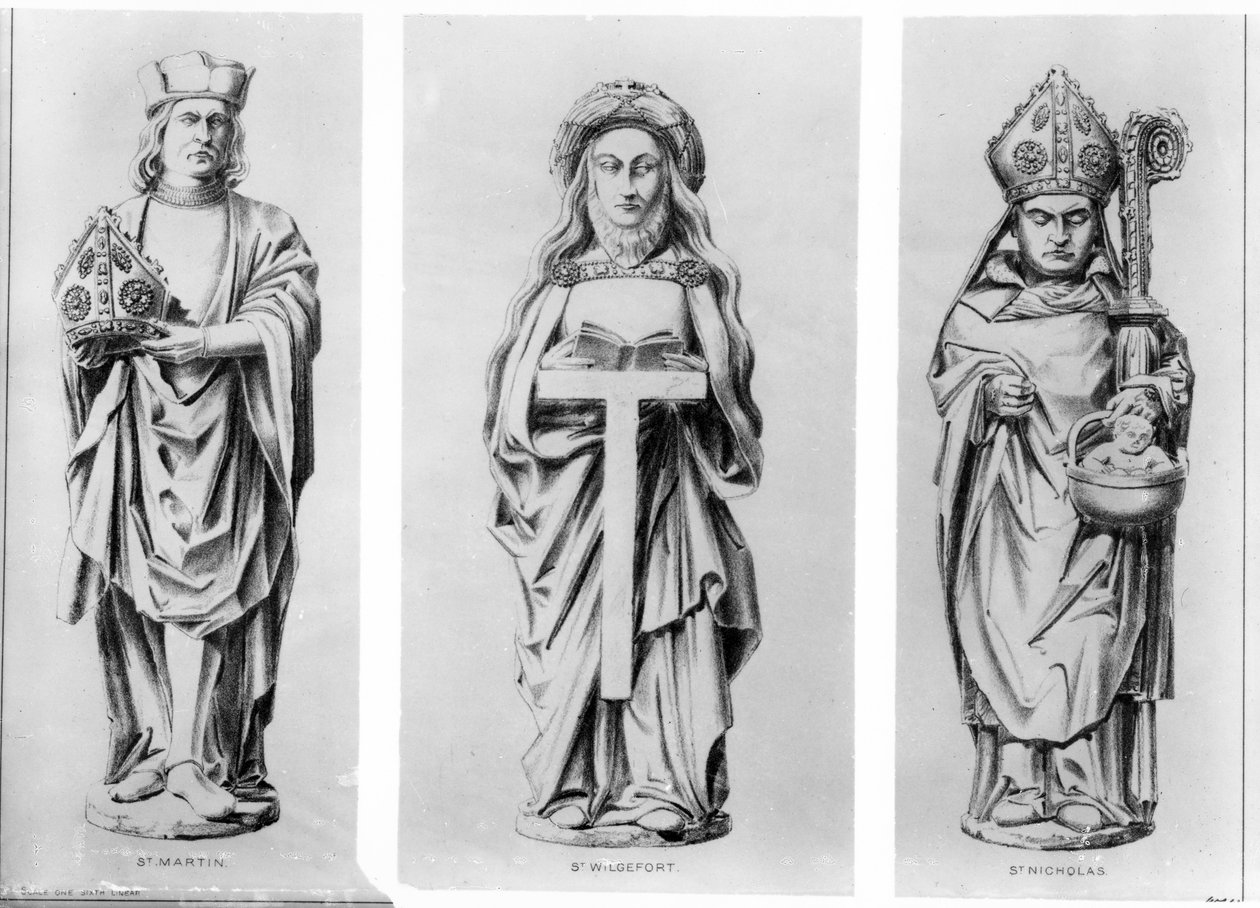 Saints Martin, Wilgefort ve Nicholas