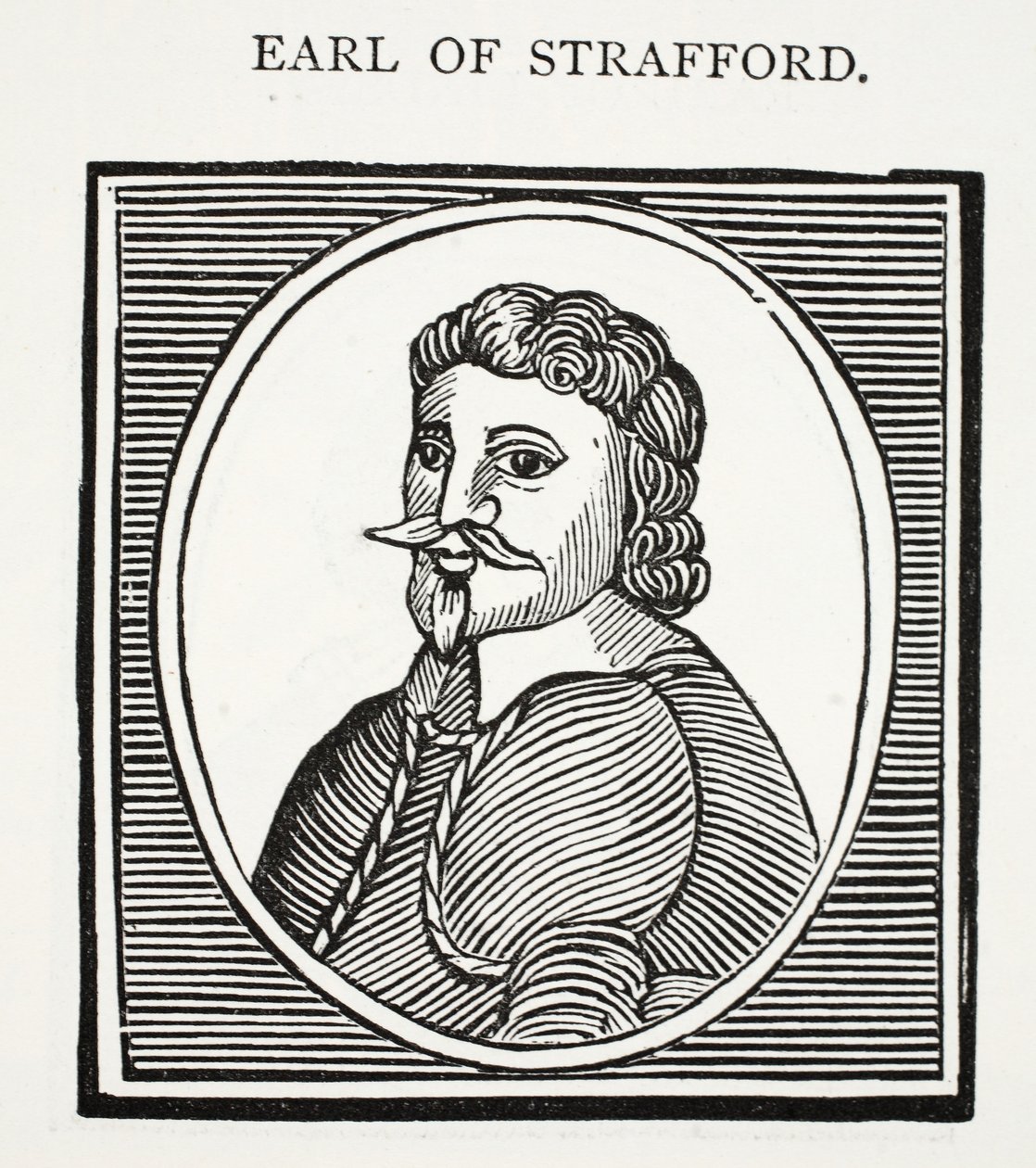 Earl of Strafford, John Ashton tarafından yazılan Onsekizinci Yüzyılın Chap kitaplarından bir örnek, pub. 1882 by English School
