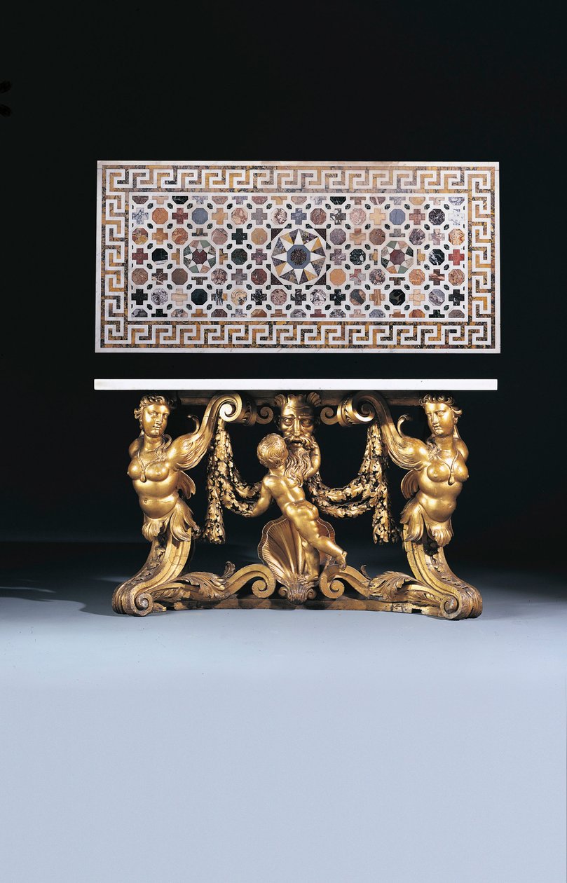 Richard Boyle ve William Kent tarafından tasarlanan Erken George II yan sehpa by English School