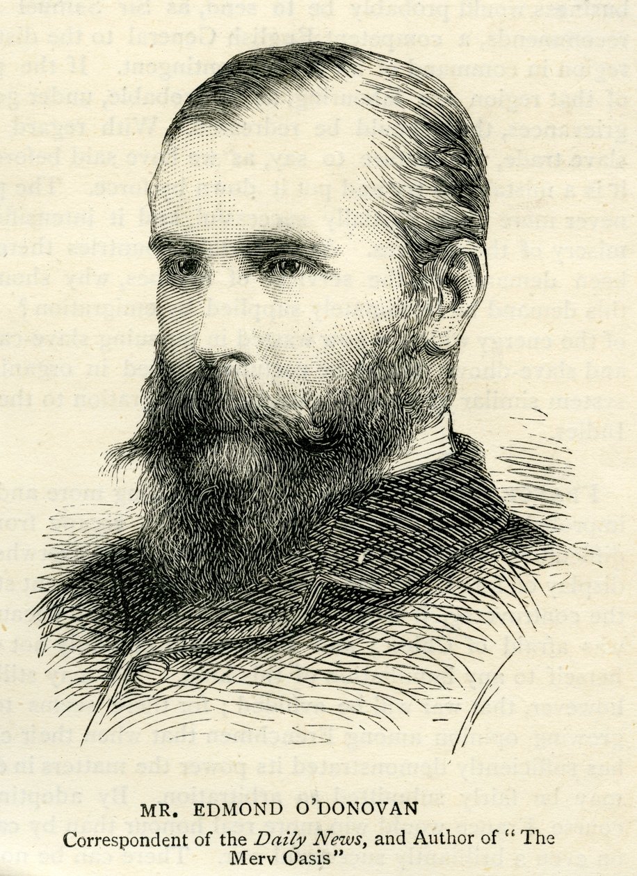 Edmond ODonovan (1844-83) by English School