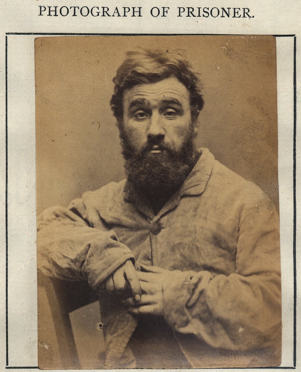 Edward Shevlin, 1870 dolayları (sepya fotoğrafı) by English School