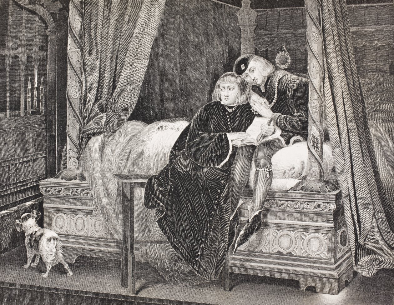Edward V ve Richard, Duke of York in the Tower, 1880 dolaylarında yayınlanan 