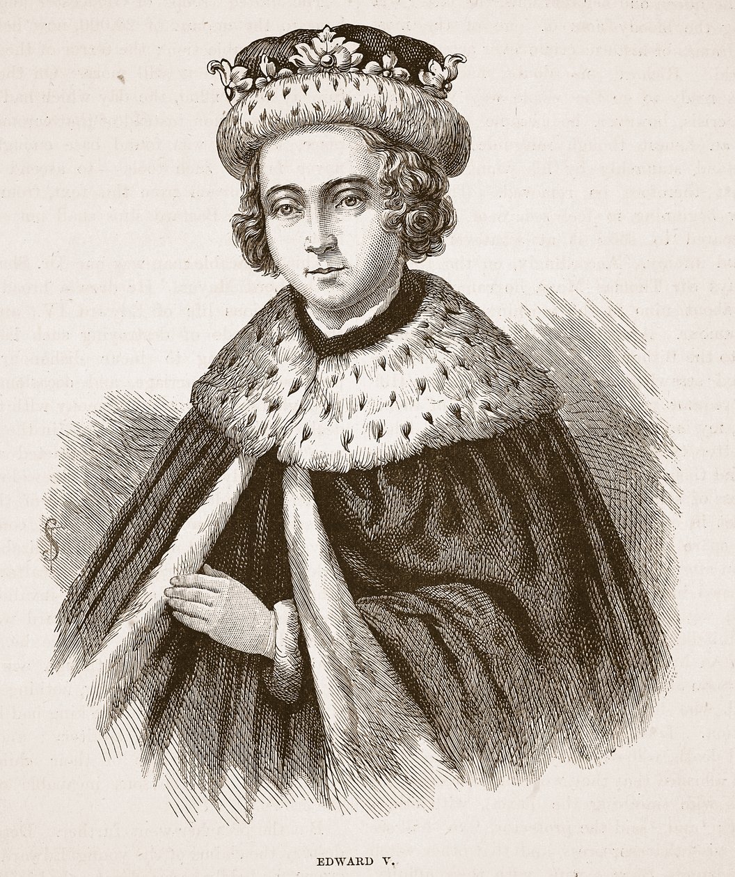 Edward V, Cassells Illustrated History of England