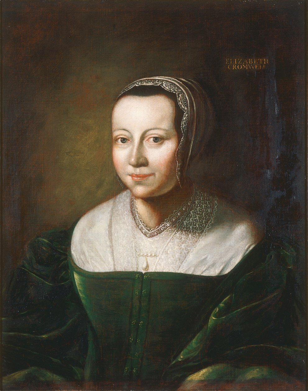 Elizabeth Cromwell, nee Bourchier, c.1670-90 (tuval üzerine yağlı boya) by English School