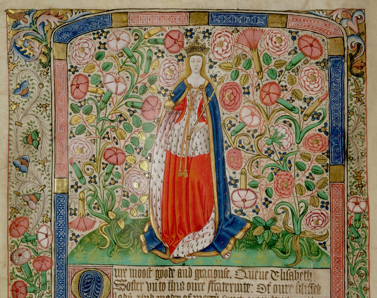 Elizabeth Woodville (c.1437-92) İngiltere Kralı IV. Edward