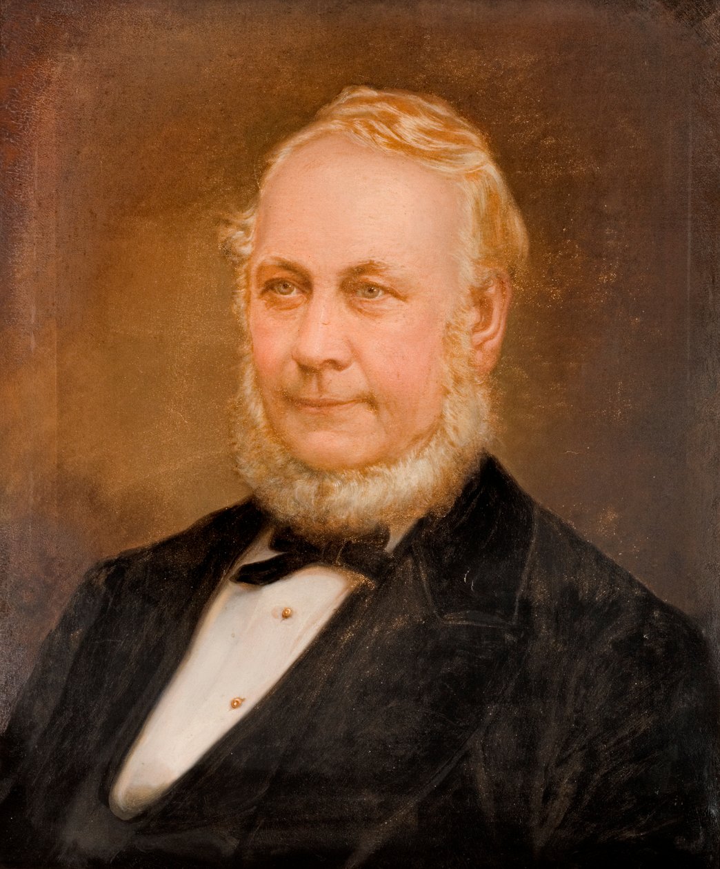 Emerson Muschamp Bainbridge (kağıt üzerinde yağlı boya) by English School