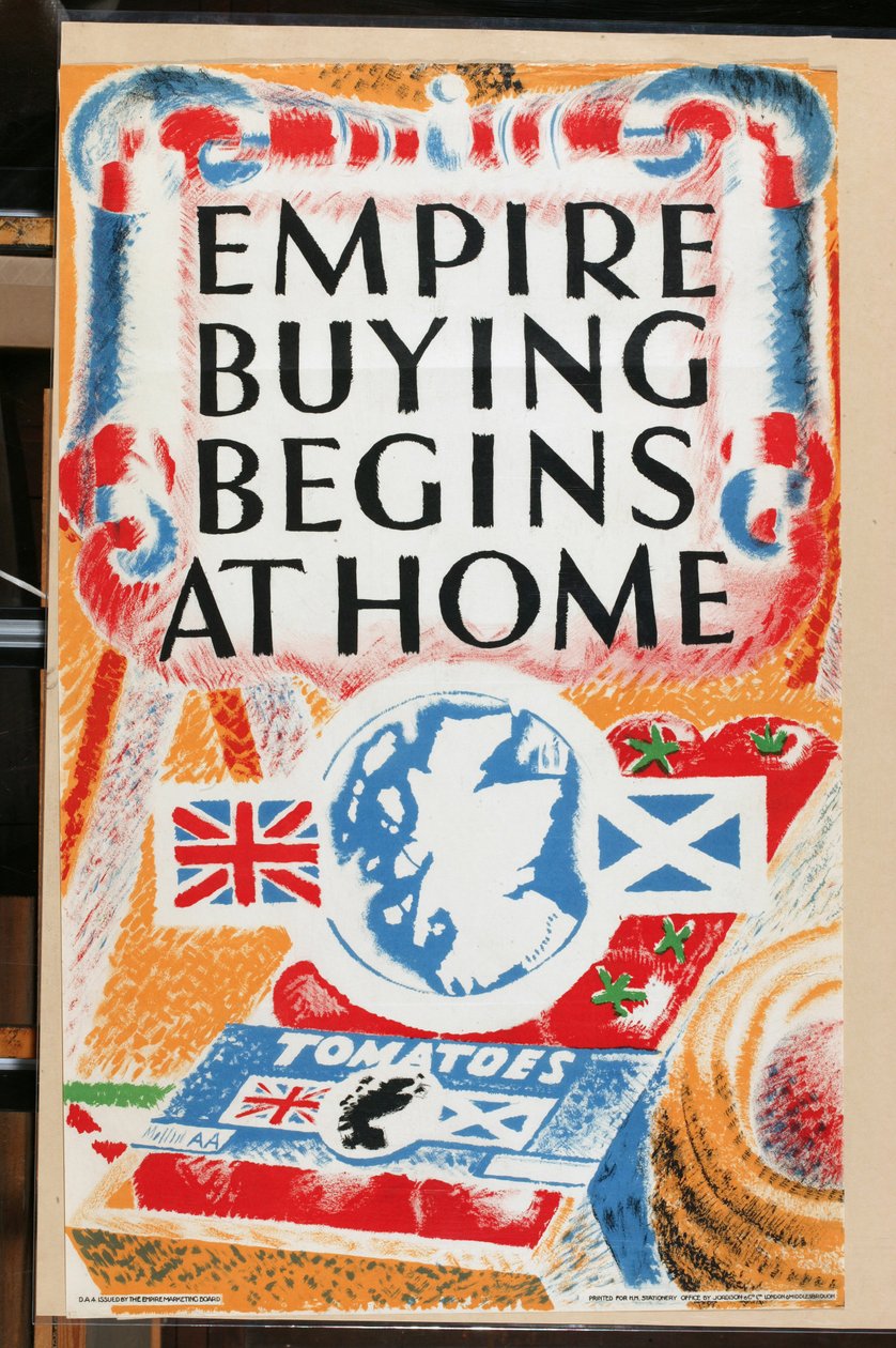 Empire Satın Alma Evden Başlıyor, "Birleşik Krallık Üretimini Gösterir" serisinden [6321241] (renkli taş baskı) by English School