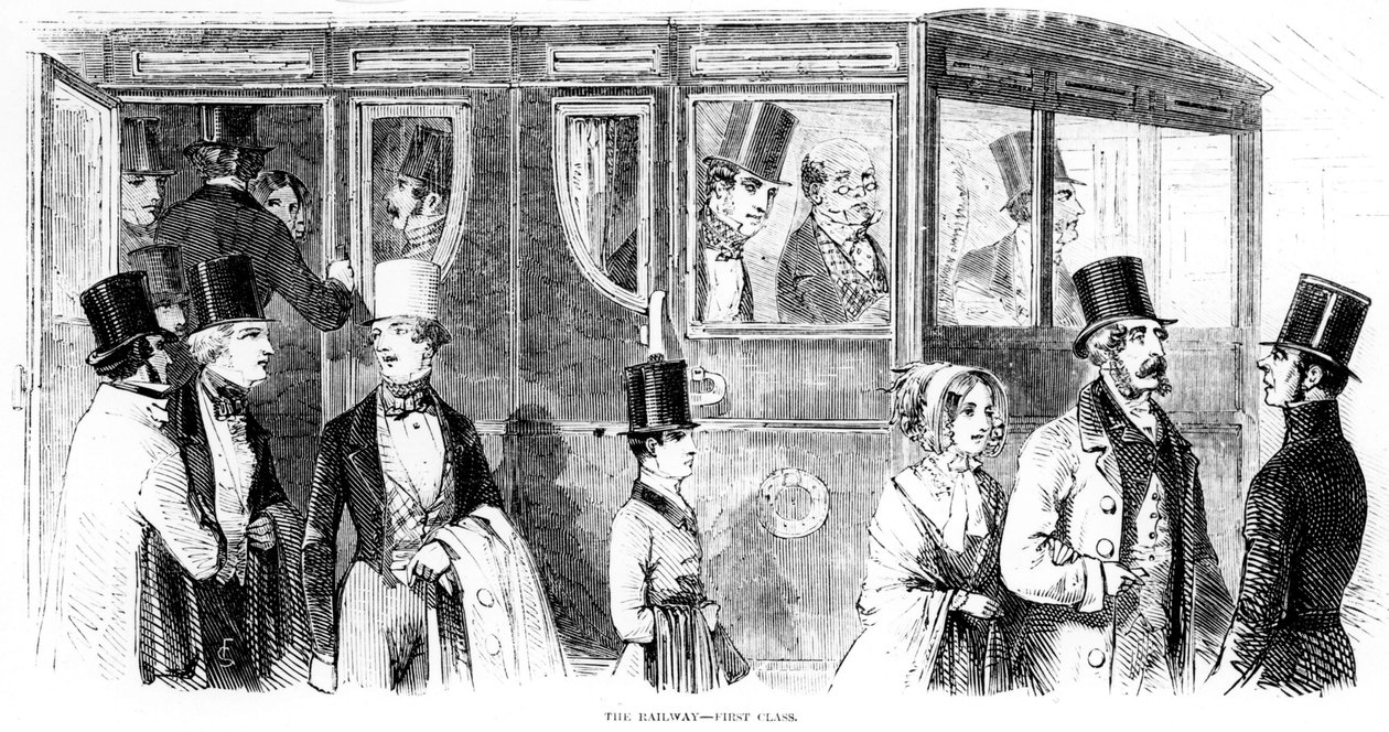 Epsom Yarışları 1847: Demiryolu - Birinci Sınıf by English School