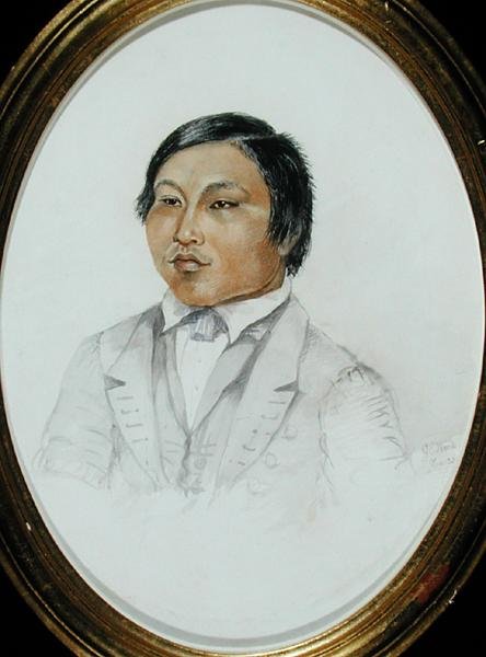 Erasmus Augustine Kallihirua, c.1855 (kağıt üzerine suluboya) by English School