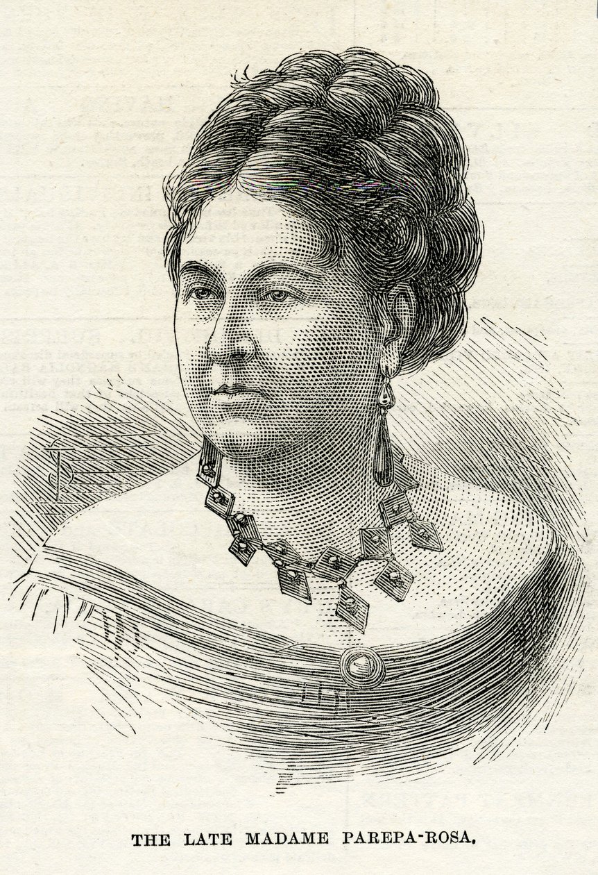 Euphrosyne Parepa-Rosa, Grafik için İllüstrasyon, 7 Şubat 1874 by English School