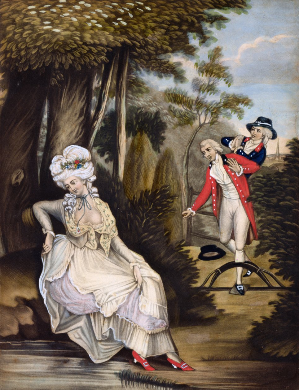 Ölümcül Merak, pub. Robert Sayer & J. Bennett, 1784 (mezzotint gravür) by English School