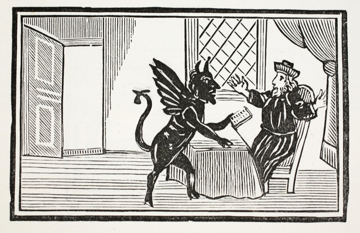 Faustus, Ruh tarafından sonunu beklemesi konusunda uyardı, John Ashton