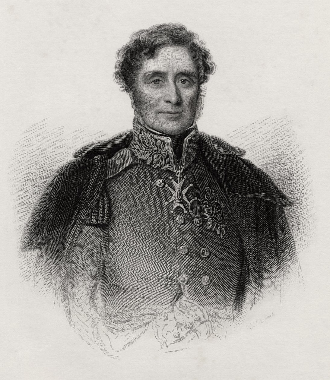 Fitzroy James Henry Somerset (1788-1855), 1. Baron Raglan by English School