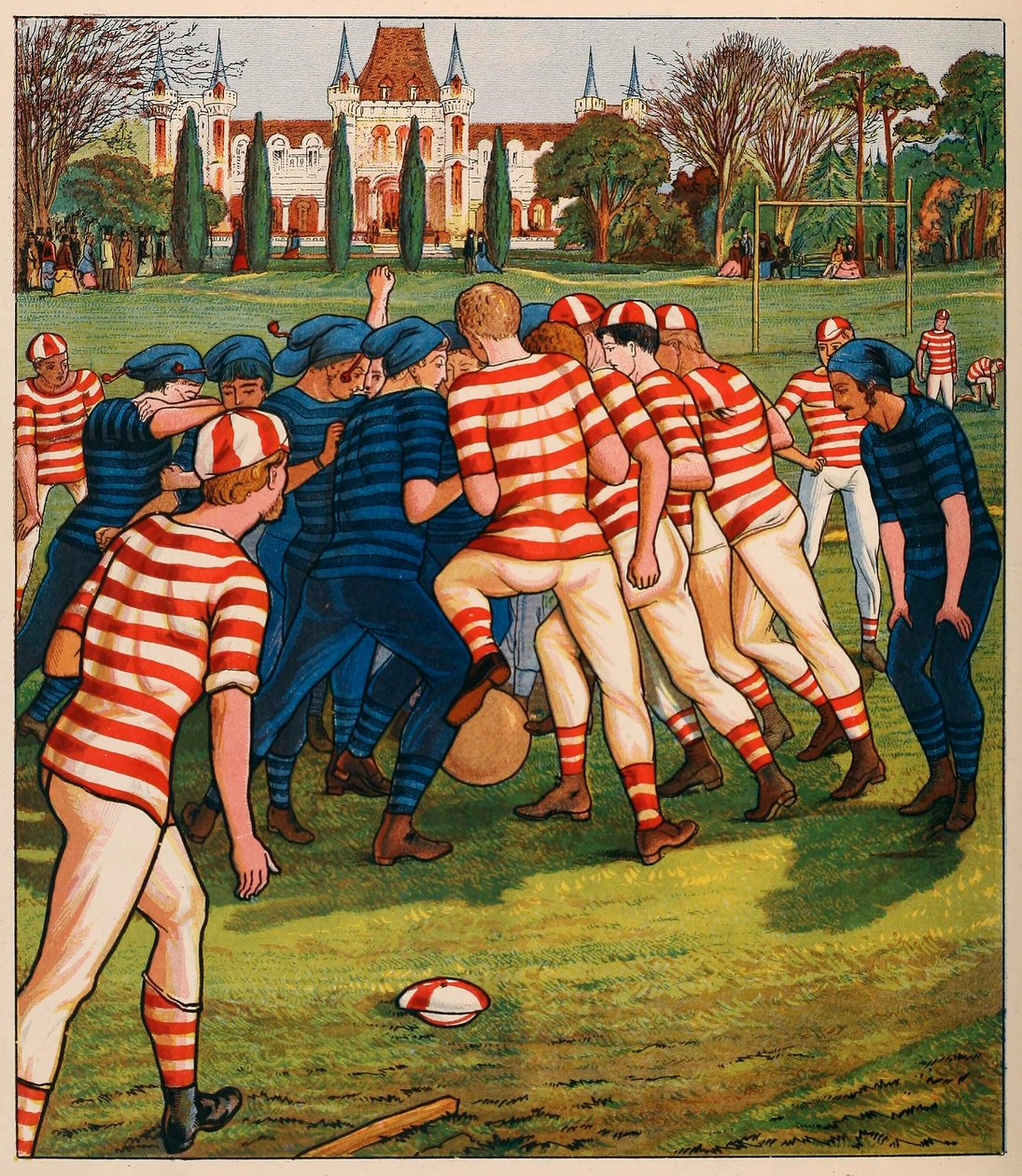 Futbol, İngiliz Spor ve Oyunlarından, pub. C. 1880. by English School