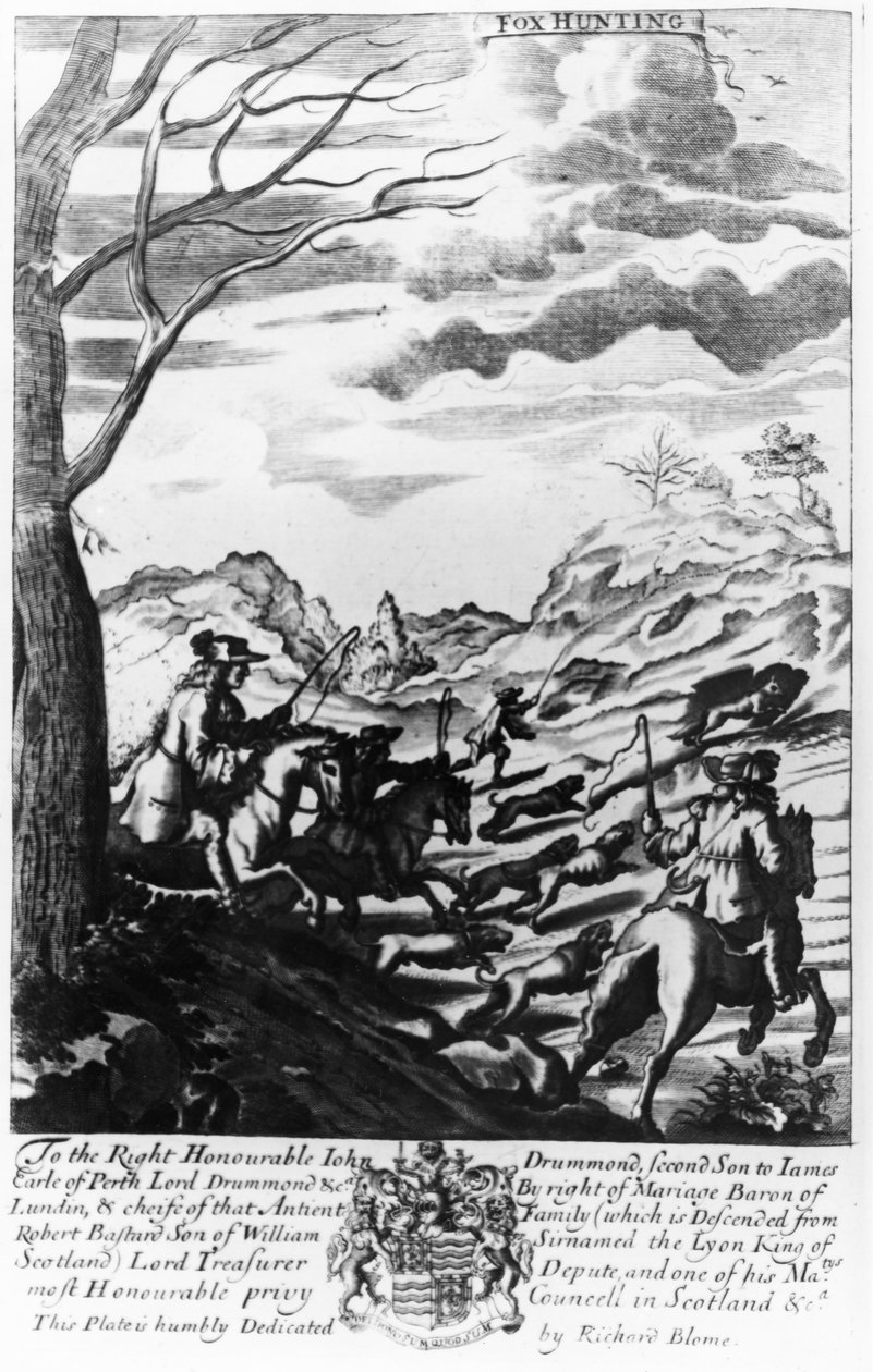 Fox Hunting, Richard Blome tarafından yayınlanan 
