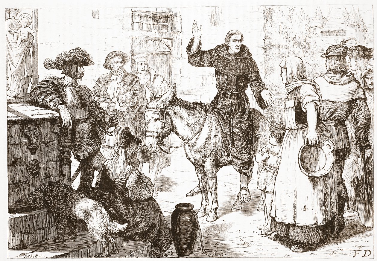 Francis Lambert Vaaz, James Aitken Wylie (1808-1890) tarafından yazılan Protestanlığın Tarihinden bir örnek, pub. 1878 by English School