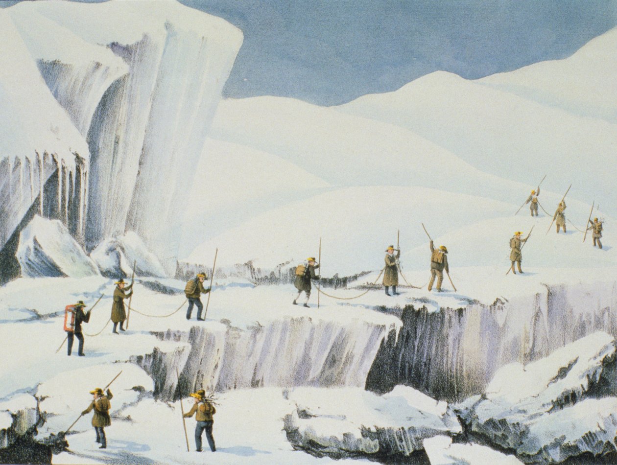Mont Blanc Zirvesine Yükselişin Anlatısından Charles Fellows (1799-1860), 1827