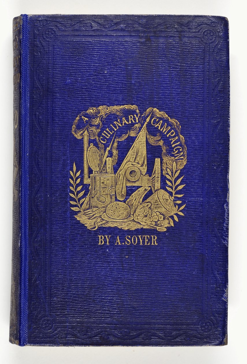 G.Routledge & Co., Londra, 1857 tarafından yayınlanan Soyers Culinary Campaign için ön kapak by English School