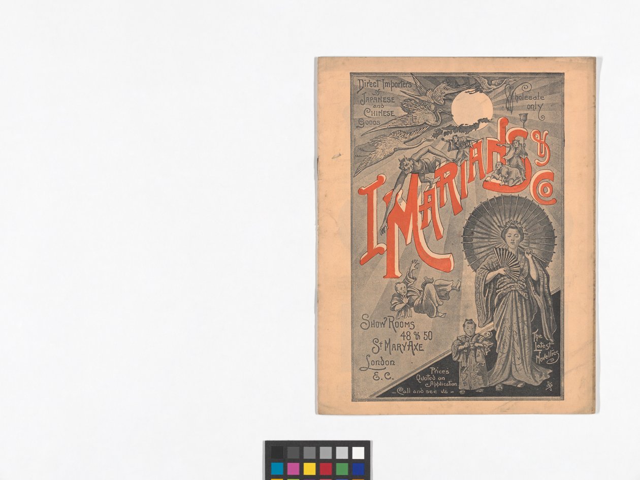 I. Marians & Co. tarafından yayınlanan bir toptan satış kataloğunun ön kapağı by English School