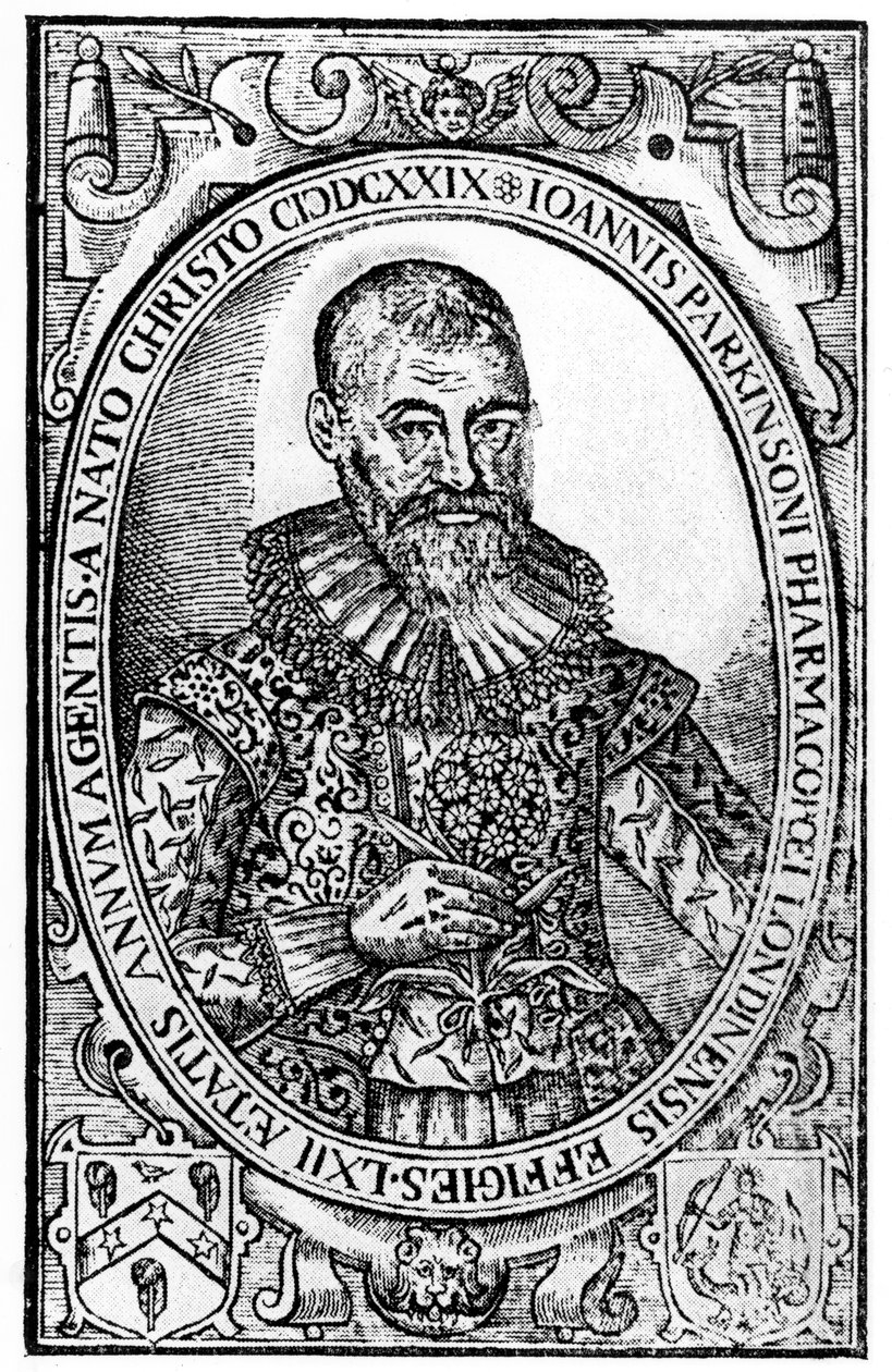 Paradisi için Frontispiece in Sole Paradisus Terrestris, John Parkinson tarafından, 1629