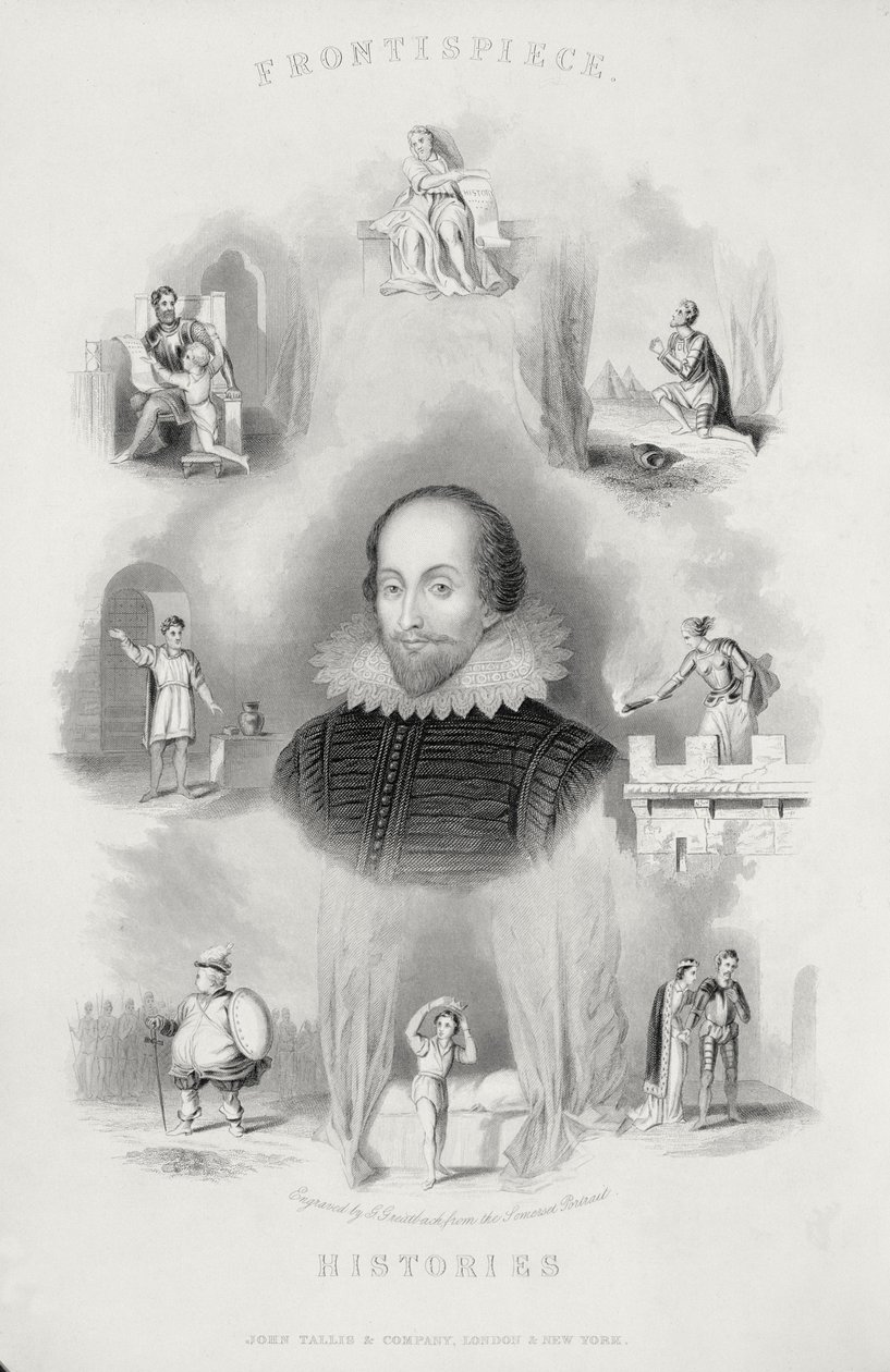 J. O. Halliwell tarafından gözden geçirilmiş, G. Greatbach tarafından oyulmuş Shakespeare