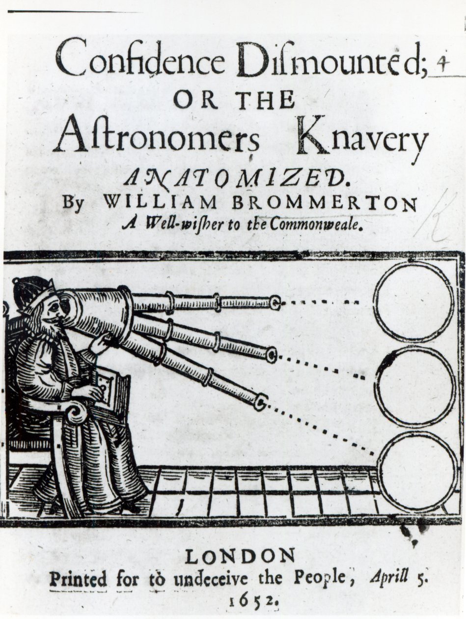 Sökülmüş Güven Cephesi; veya William Brommerton tarafından Anatomikleştirilen Gökbilimciler Knavery, 1652