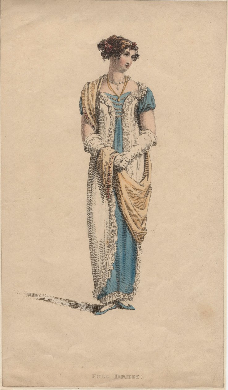 Tam elbise, 1817 by English School