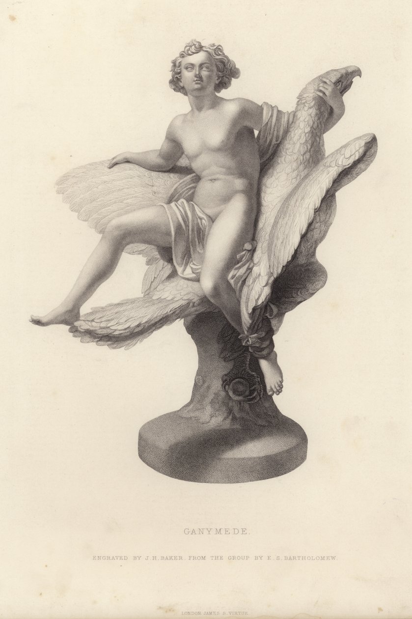 Ganymede (gravür) by English School