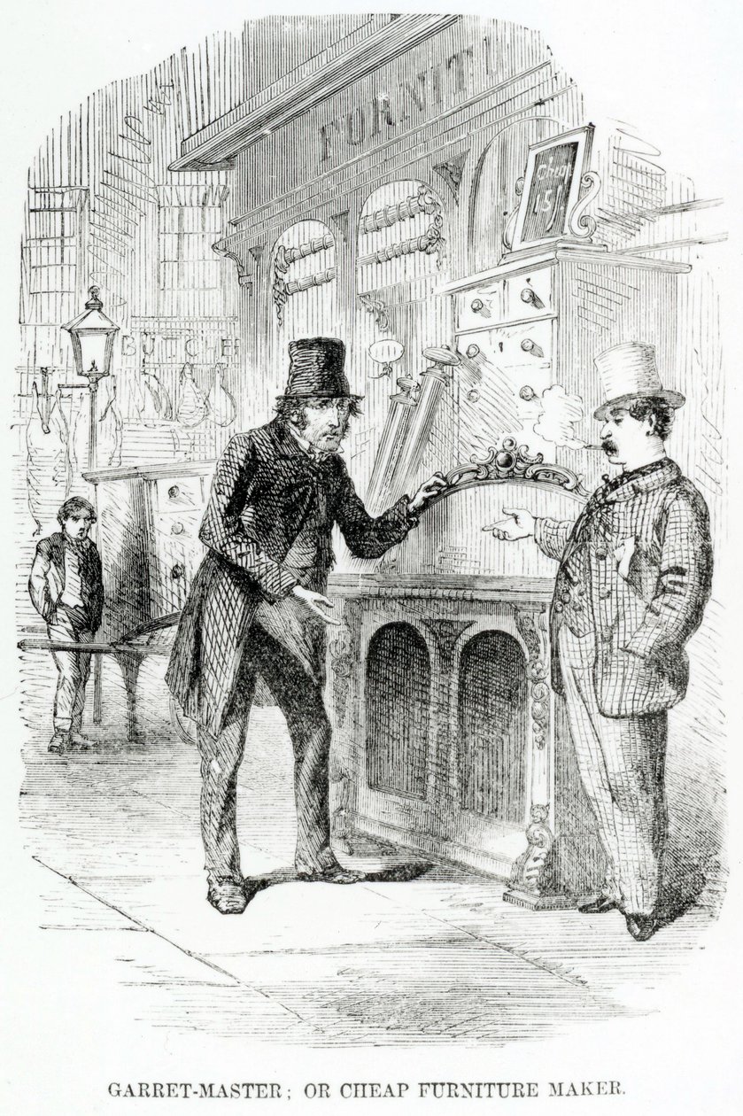 Garret-Master veya Ucuz Mobilyacı, c.1840 by English School