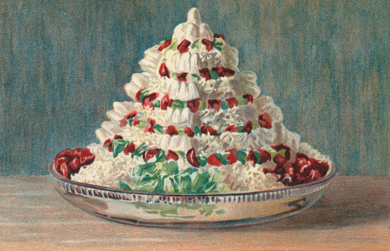 Gateau A La Ceylon (renkli lito) by English School