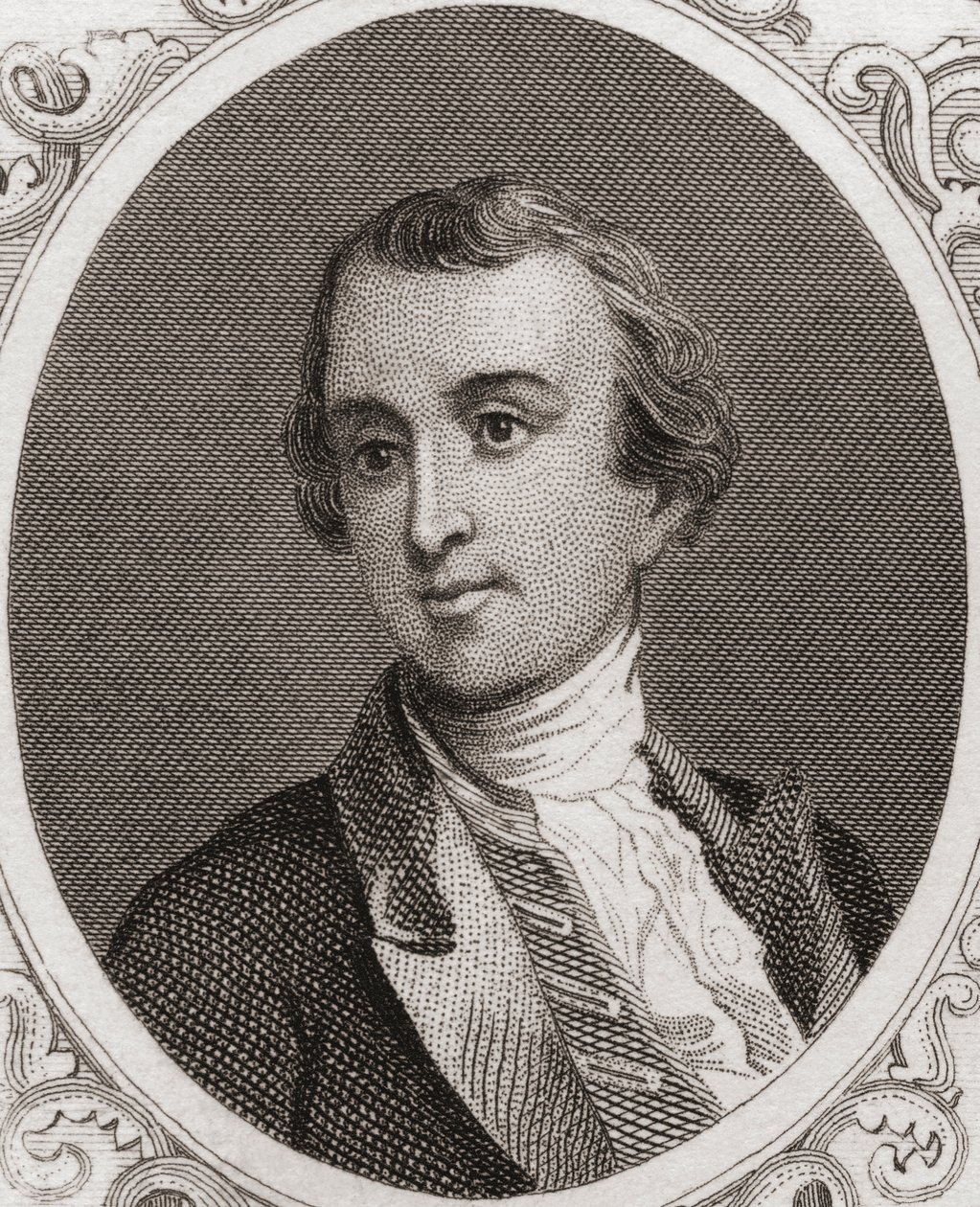General Joseph Reed (gravür) by English School