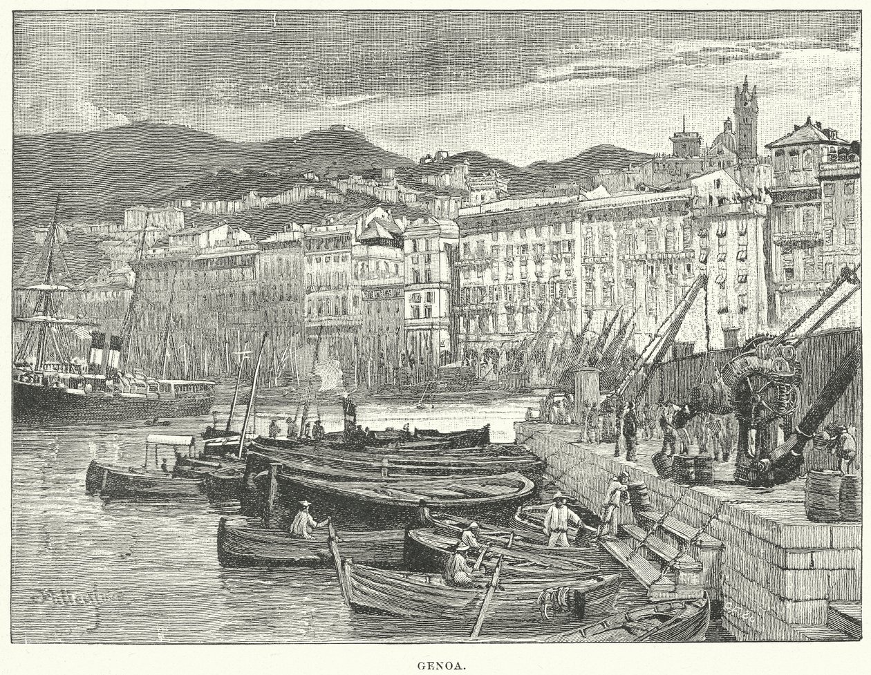 Cenova (gravür) by English School