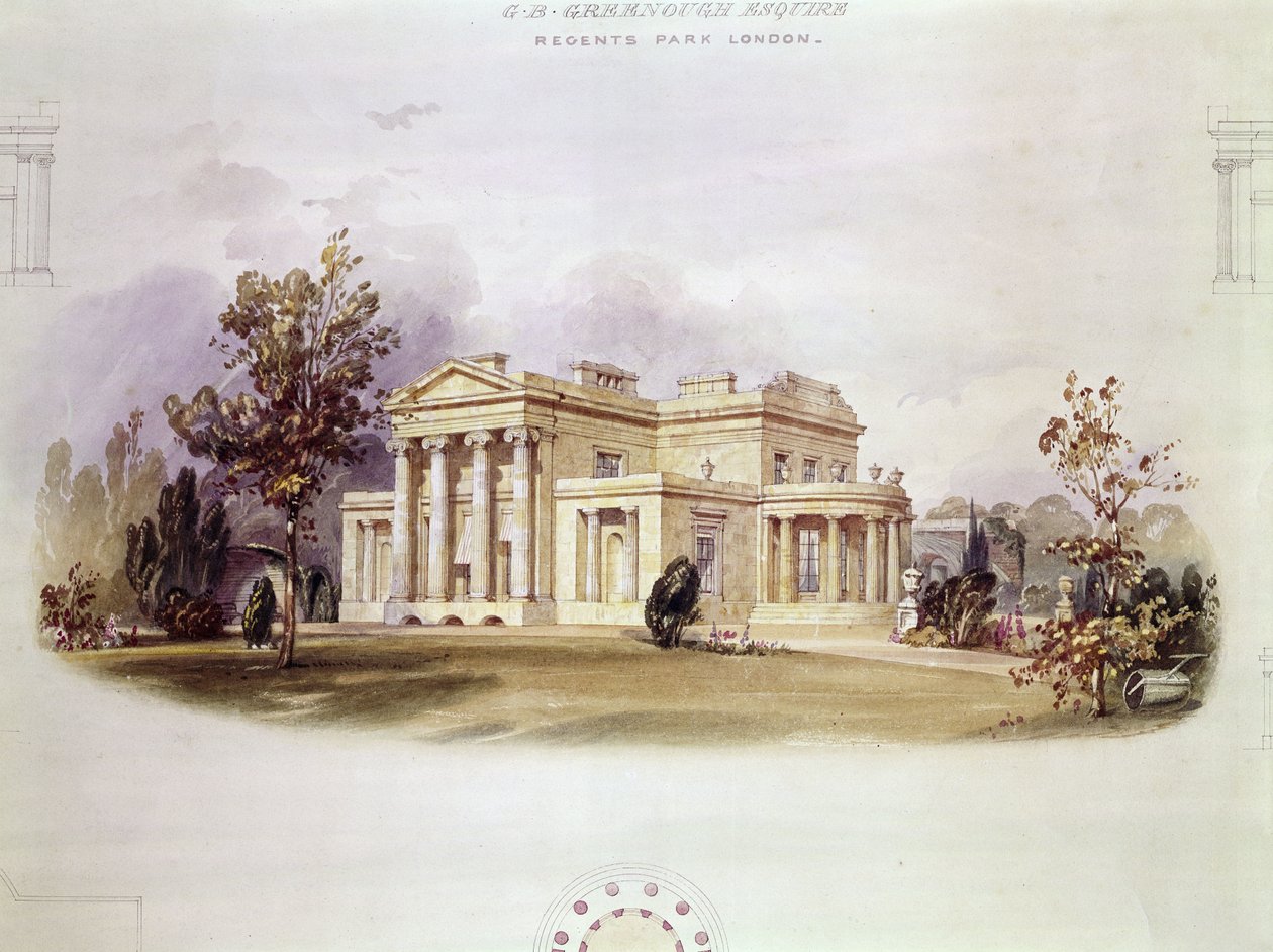 George B. Greenoughs villası, Regents Park, Londra by English School